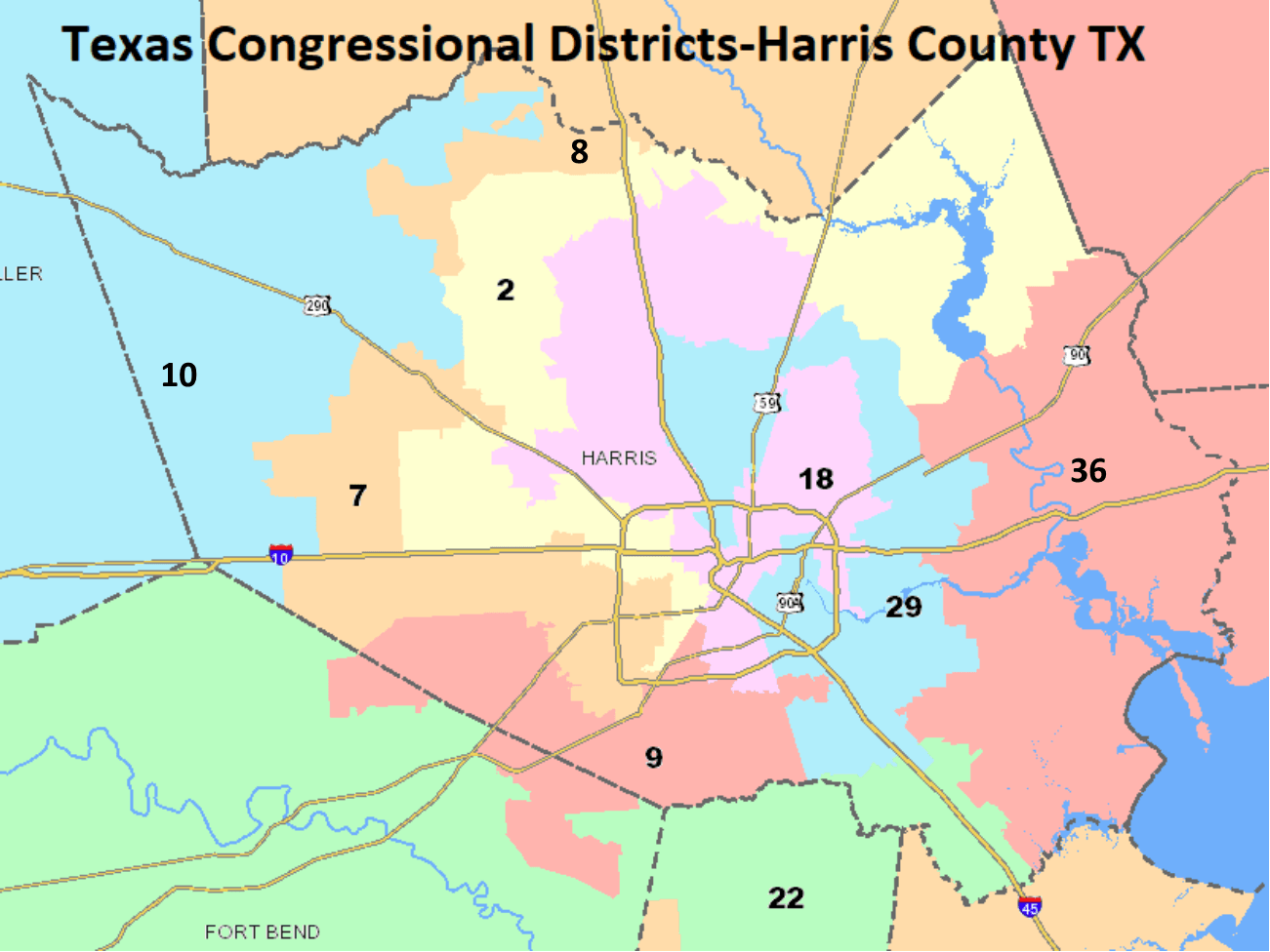 2017 Registered Voter Population for Congressional Districts- Harris ...